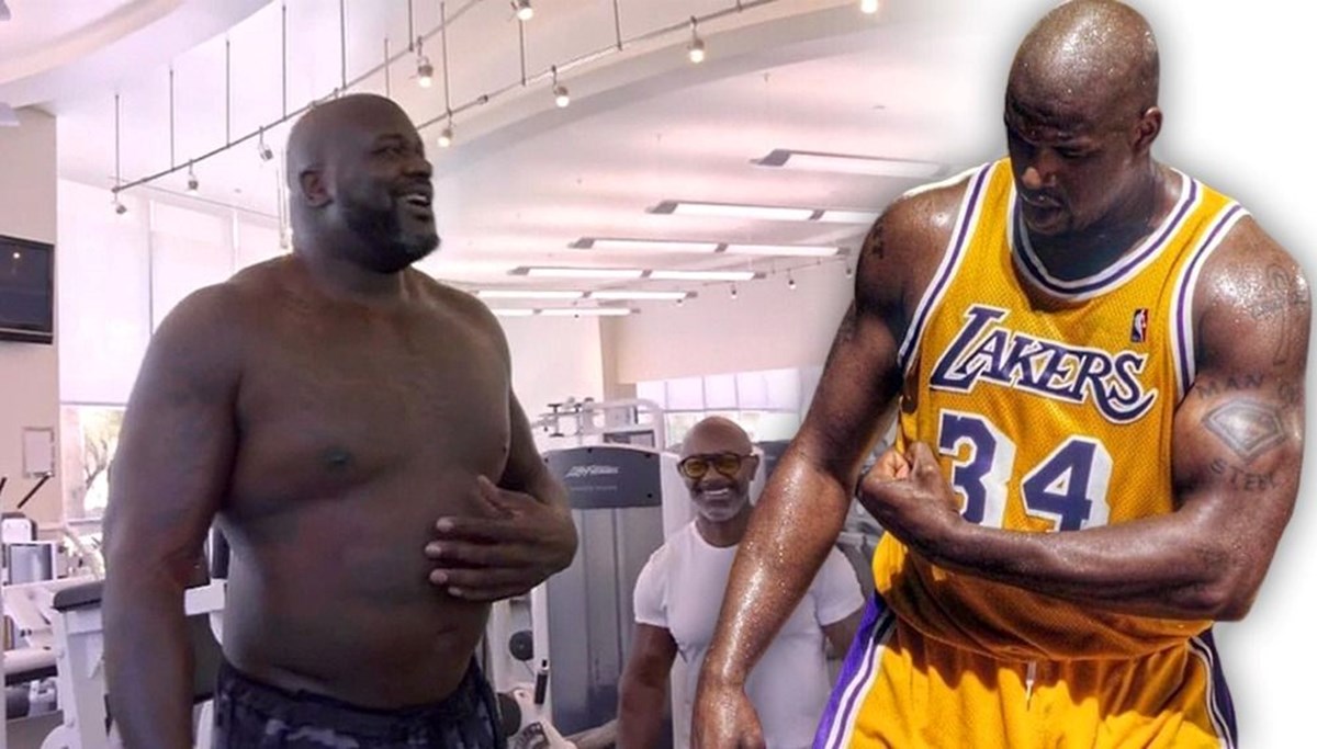 Shaquille O'Neal zayıflamaya karar verdi, spor salonuna kapandı