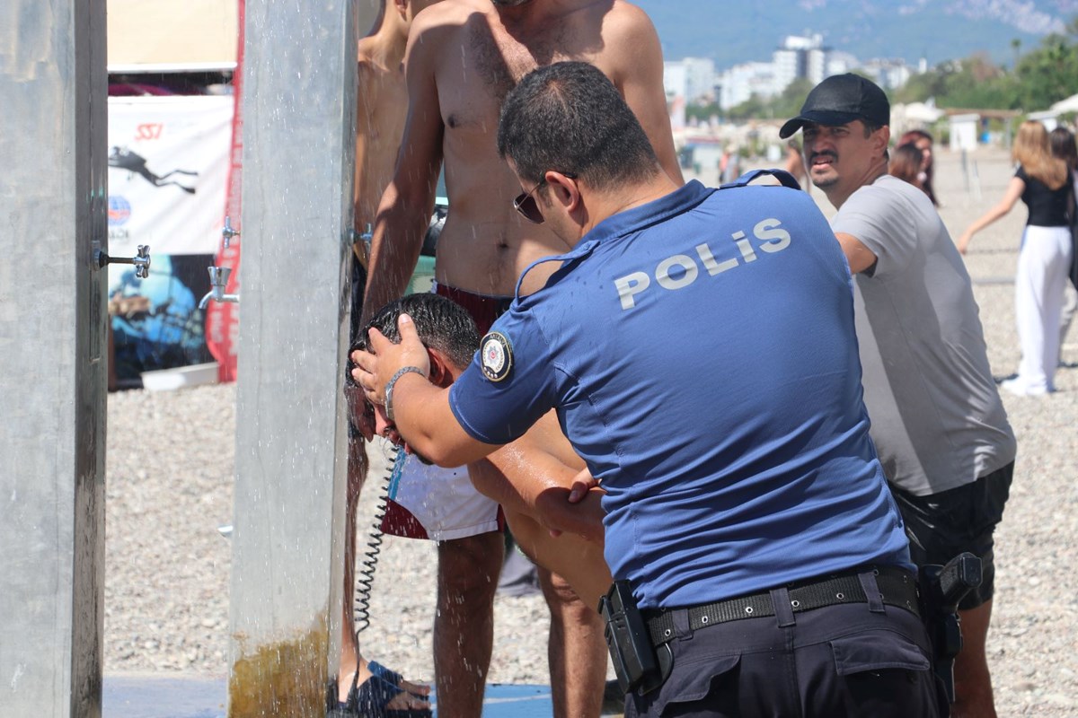 Plajı karıştıran olay: Balta ve neşterle polise direndiler