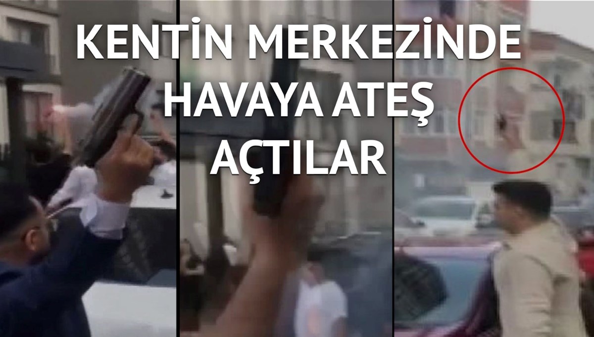 Sünnet eğlencesinde 3 kişi havaya böyle ateş açtı