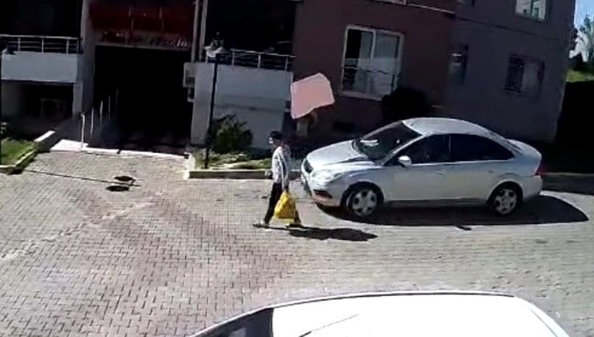 Saniyelerle kurtuldu