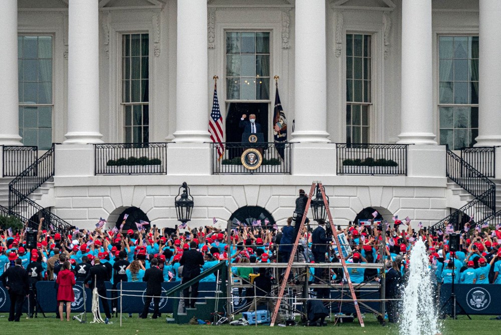 Trump Beyaz Saray’dan halka seslendi - 5