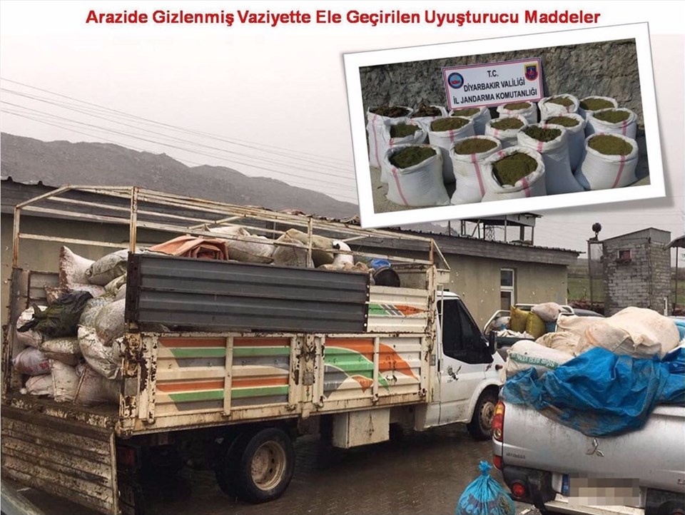 Lice'de toprağa gömülü 3 ton esrar ele geçirildi - 2