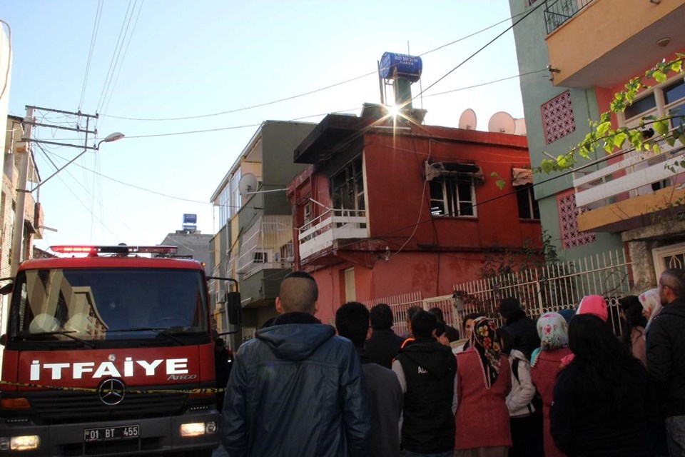 Adana'da çıkan yangında iki çocuk alevlerin arasında can verdi - 4