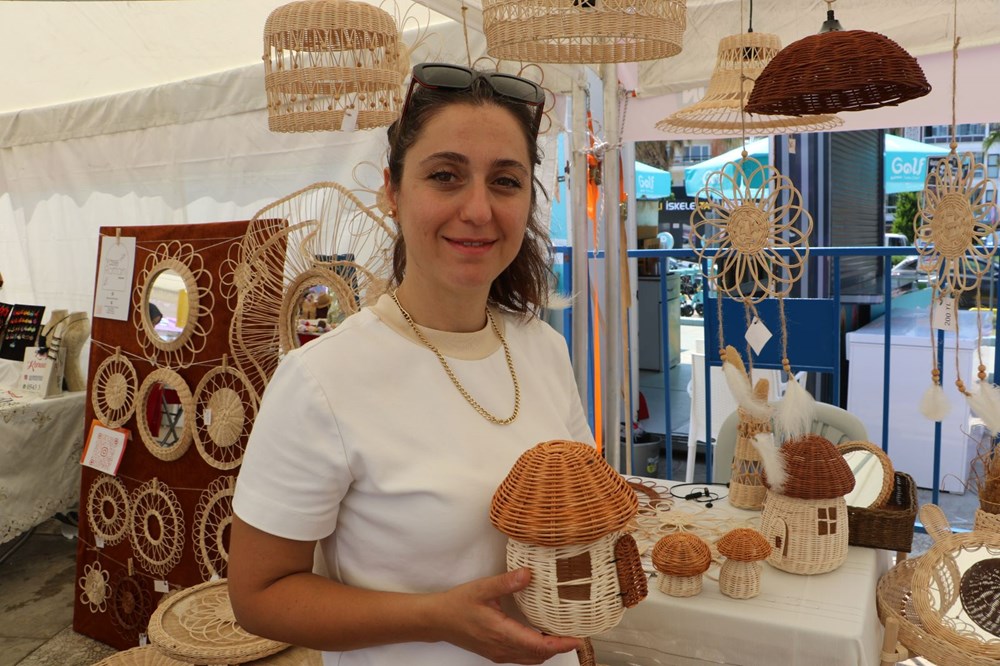 Bambu çubuklarından ürettiği ürünler geçim kapısı oldu - 1