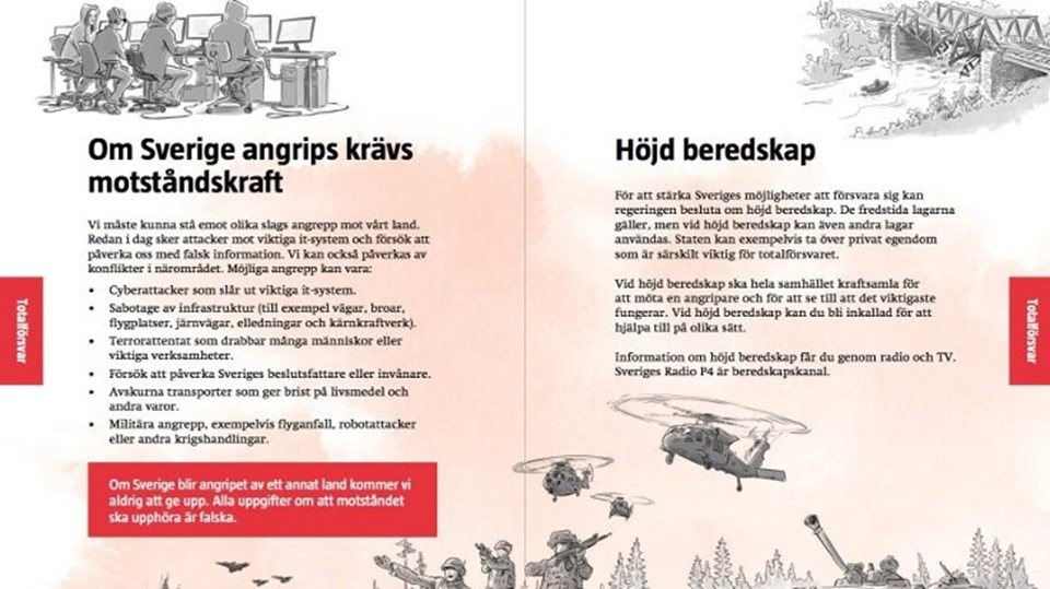 İsveç'te evlere 'savaş uyarısı' broşürleri dağıtılıyor - 2