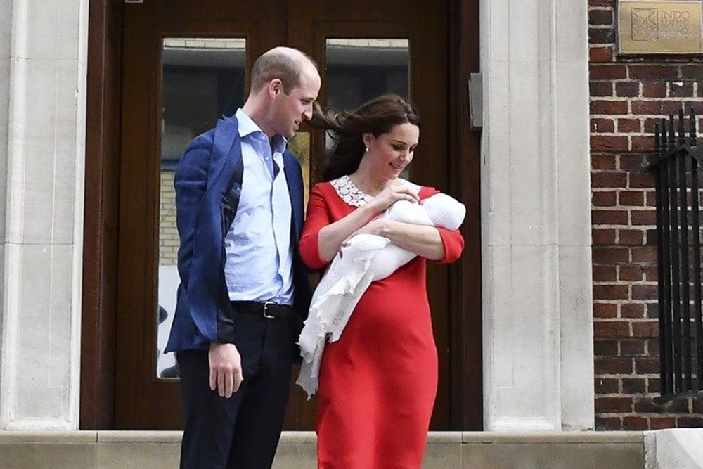 Kate Middleton ve Prens William�ın üçüncü çocukları dünyaya geldi