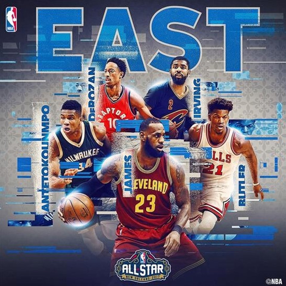 NBA All-Star'da ilk 5'ler açıklandı - 2