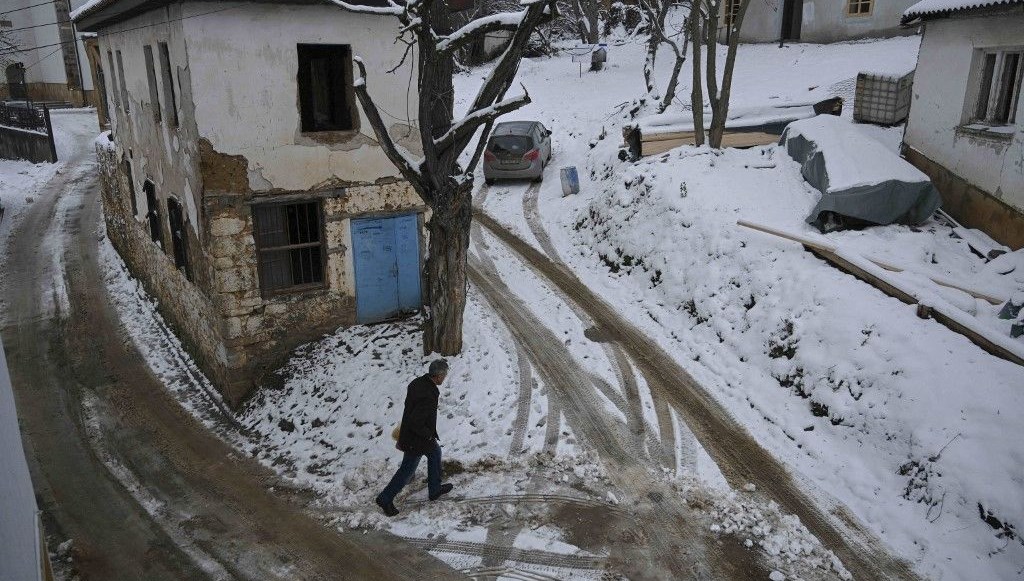 Kosova'da kar yağışı etkili oldu