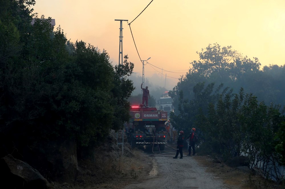 Antalya, Muğla ve Aydın'da orman yangınları: Alevler evlere ulaştı - 4