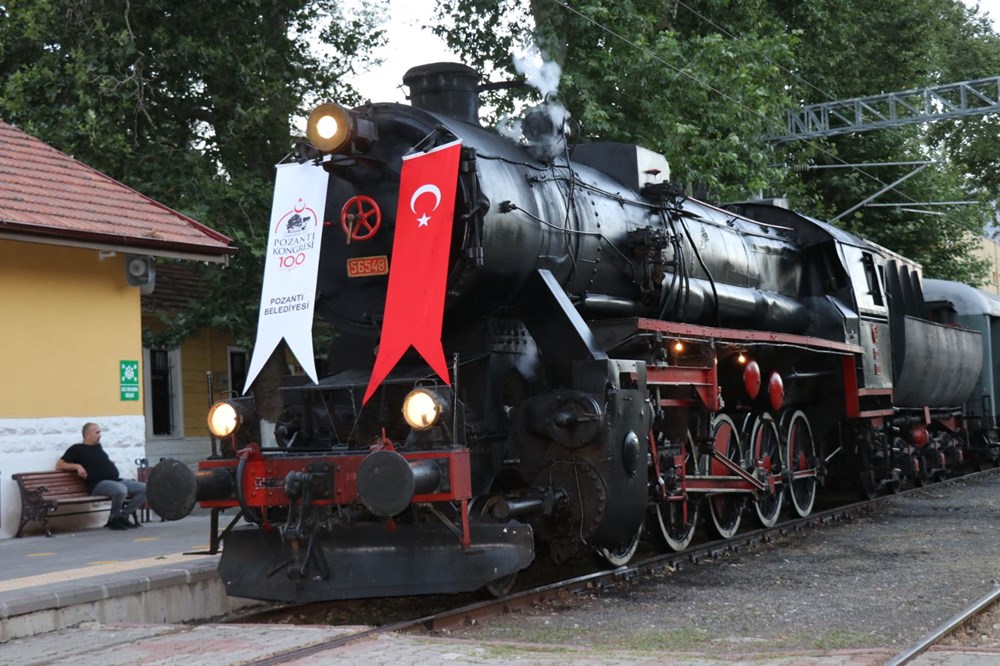 Atatürk'ü 100 yıl önce Pozantı'ya getiren buharlı kara tren yeniden Pozantı'da - 5