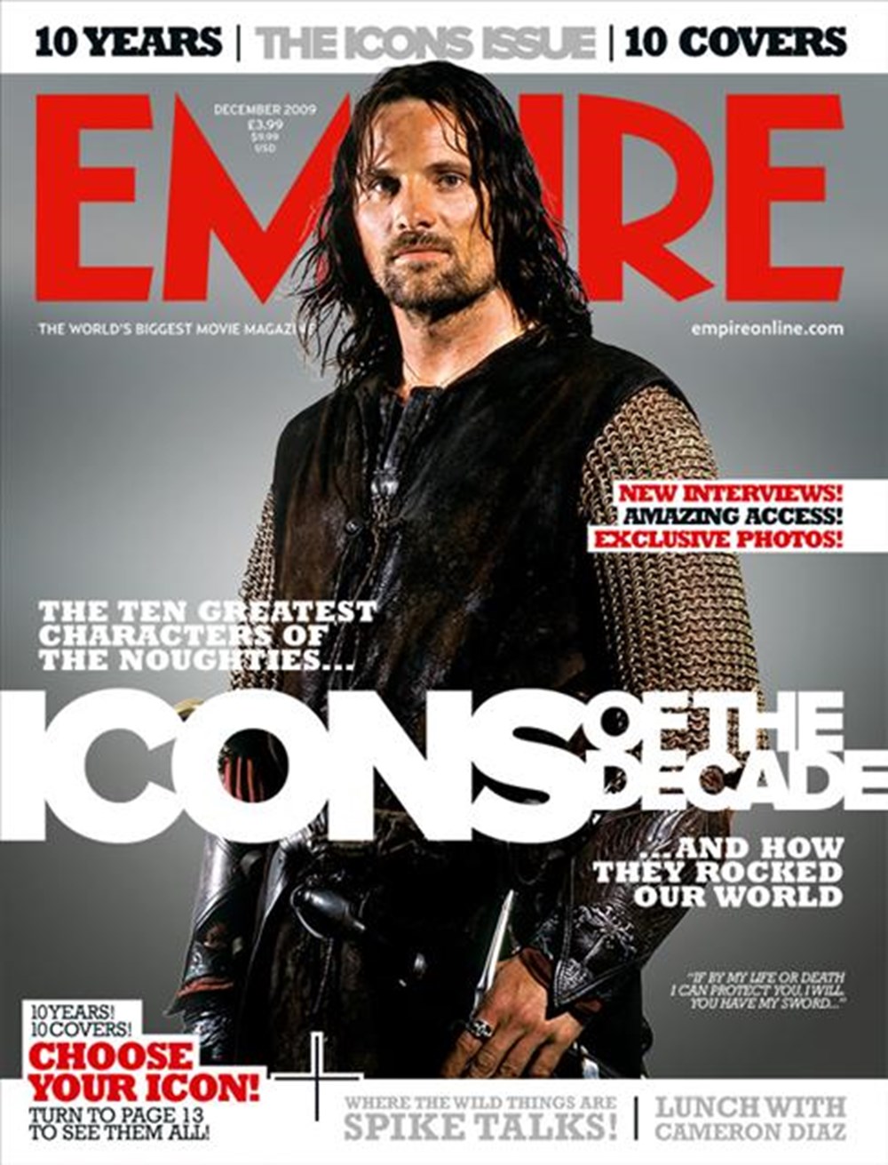 Декабрь 2009. Empire Magazine(uk) 11/2012.