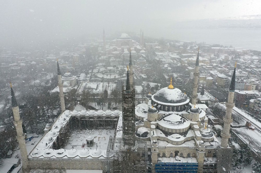 İstanbul'dan kartpostallık kar manzaraları - 9