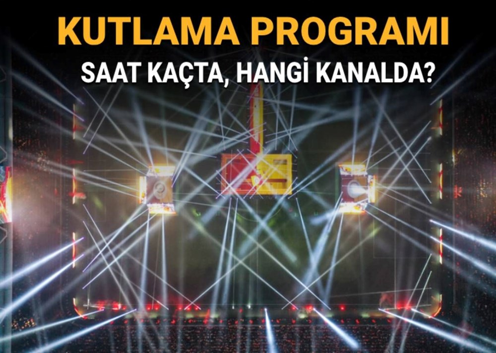 Galatasaray Yenikapı championship celebration, what time, on which channel? Galatasaray celebration program - 1