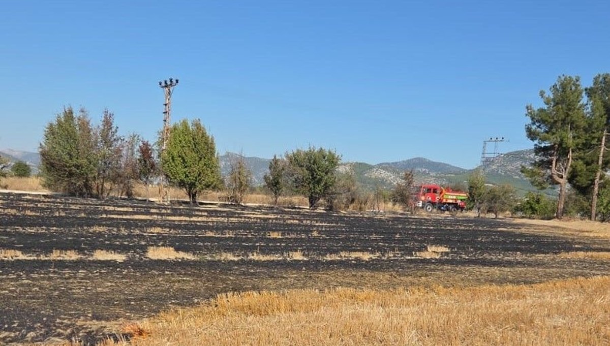 Bucak'ta arazide çıkan yangın itfaiye ekiplerince söndürüldü Bucak'ta arazide çıkan yangın itfaiye ekiplerince söndürüldü