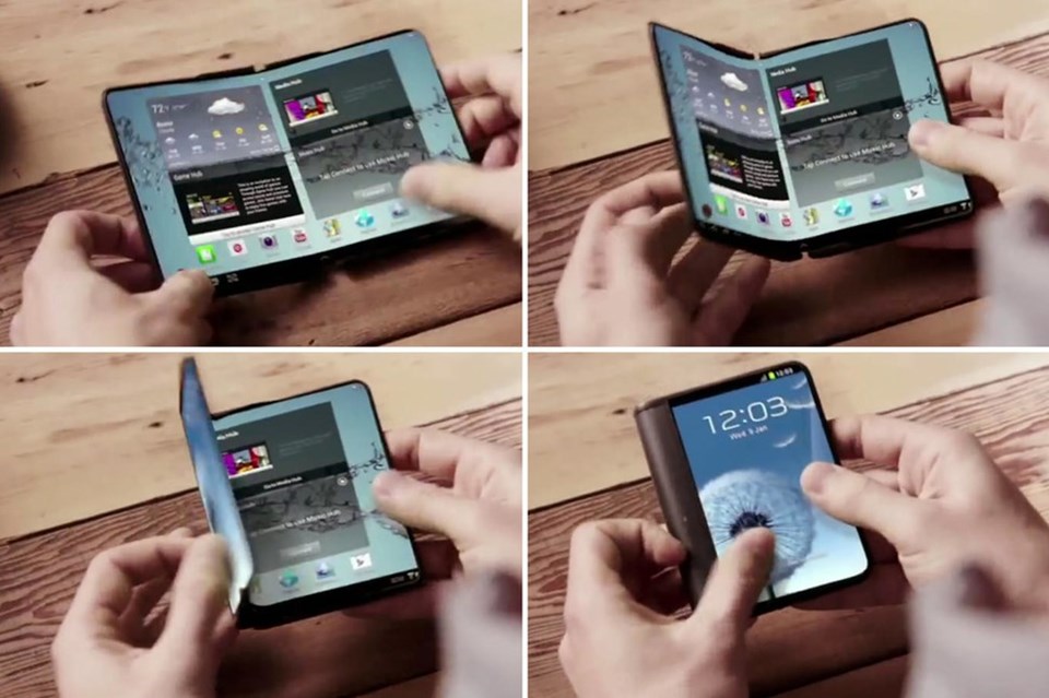 Birçok alanda akıllı telefon dünyasında ilkleri gerçekleştiren Samsung bu kez katlanır ekranlarla en büyük ilke adım atmış olacak. 
