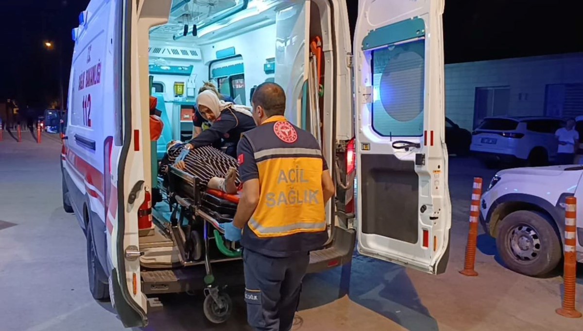 Otobüsün çarptığı kadın ağır yaralandı