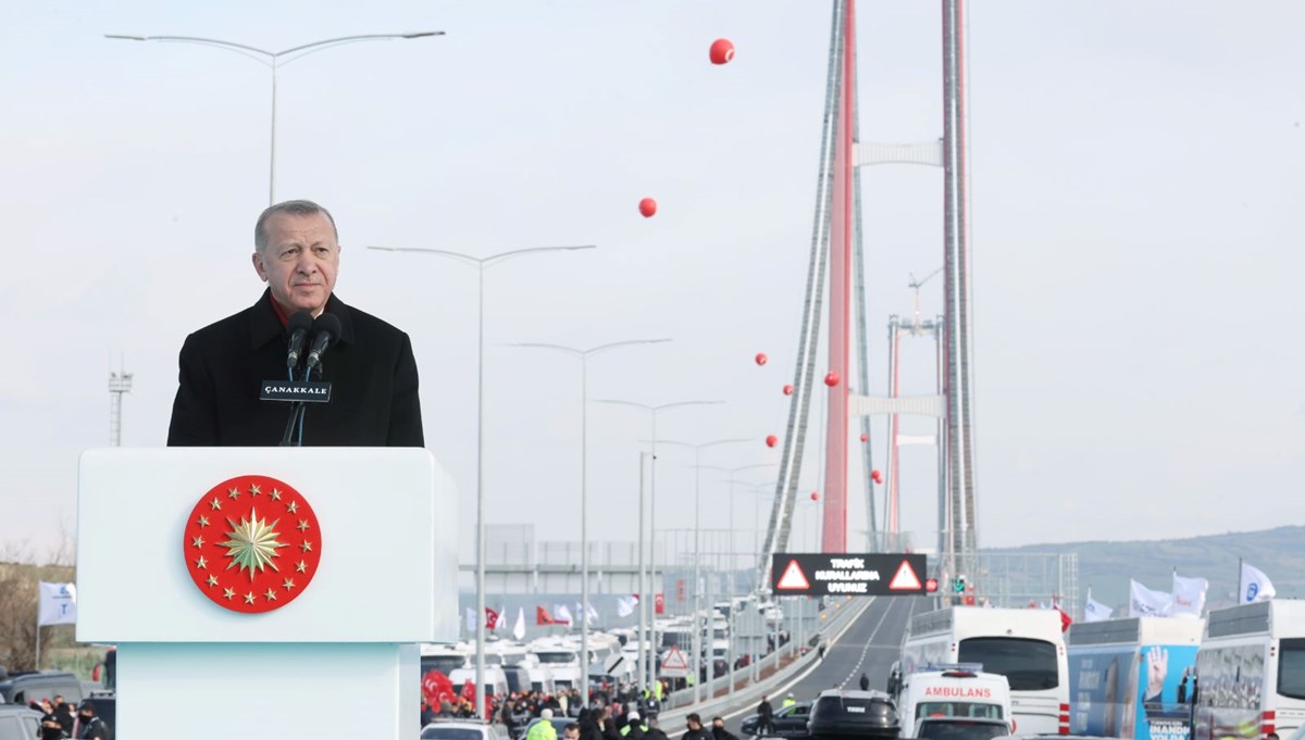 Cumhurbaşkanı Erdoğan, 1915 Çanakkale Köprüsü'nün geçiş ücretini açıkladı