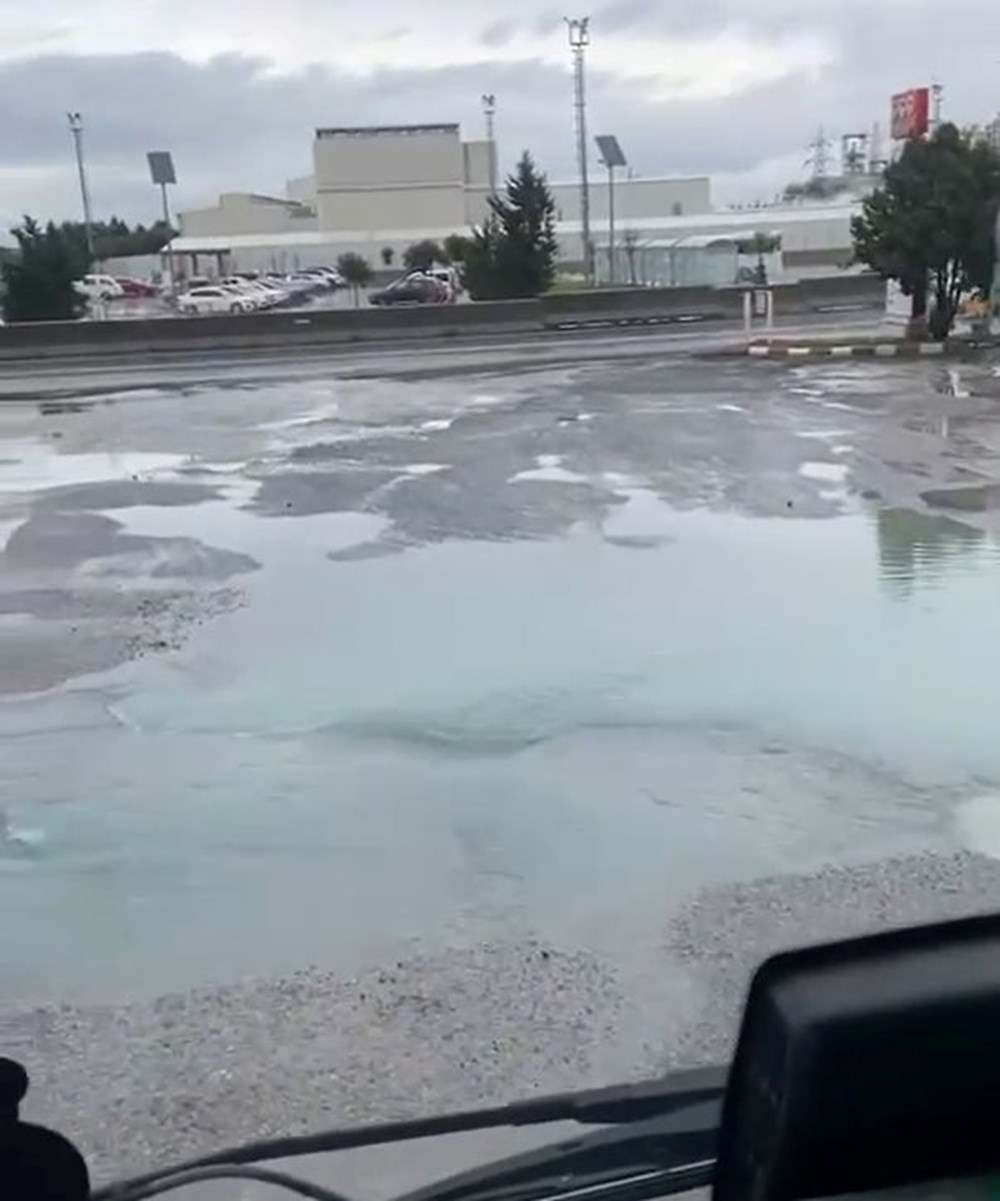 Yalova'da rögardan mavi renkli su taştı: İnceleme başlatıldı - 3