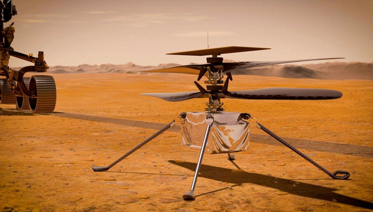 NASA'nın Ingenuity helikopteri Mars'ta son uçuşunu gerçekleştirdi
