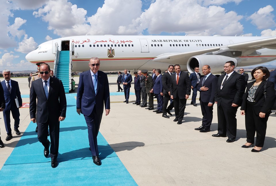 12 yıl sonra ilk ziyaret: Mısır Cumhurbaşkanı Sisi Ankara'da - 1