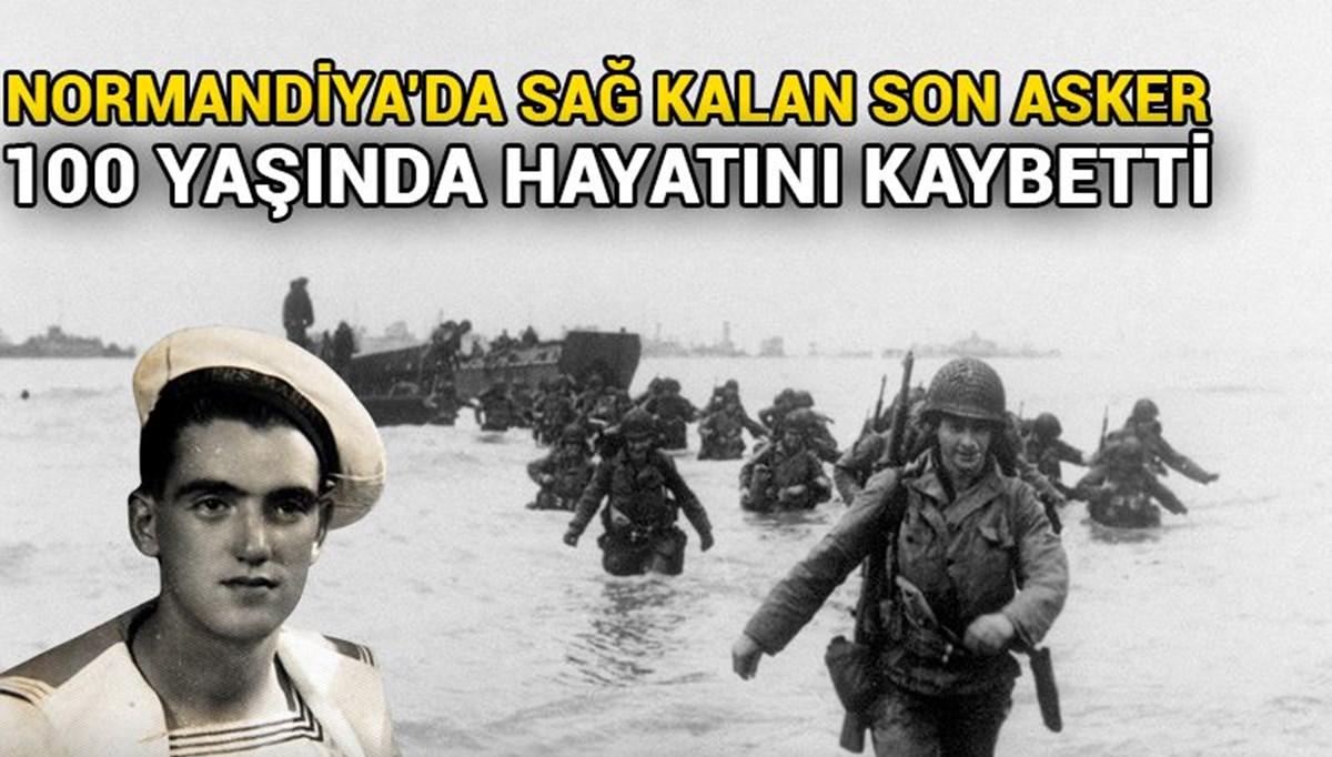 Normandiya'da hayatta kalan son Fransız askeri Leon Gautier 100 yaşında hayatını kaybetti