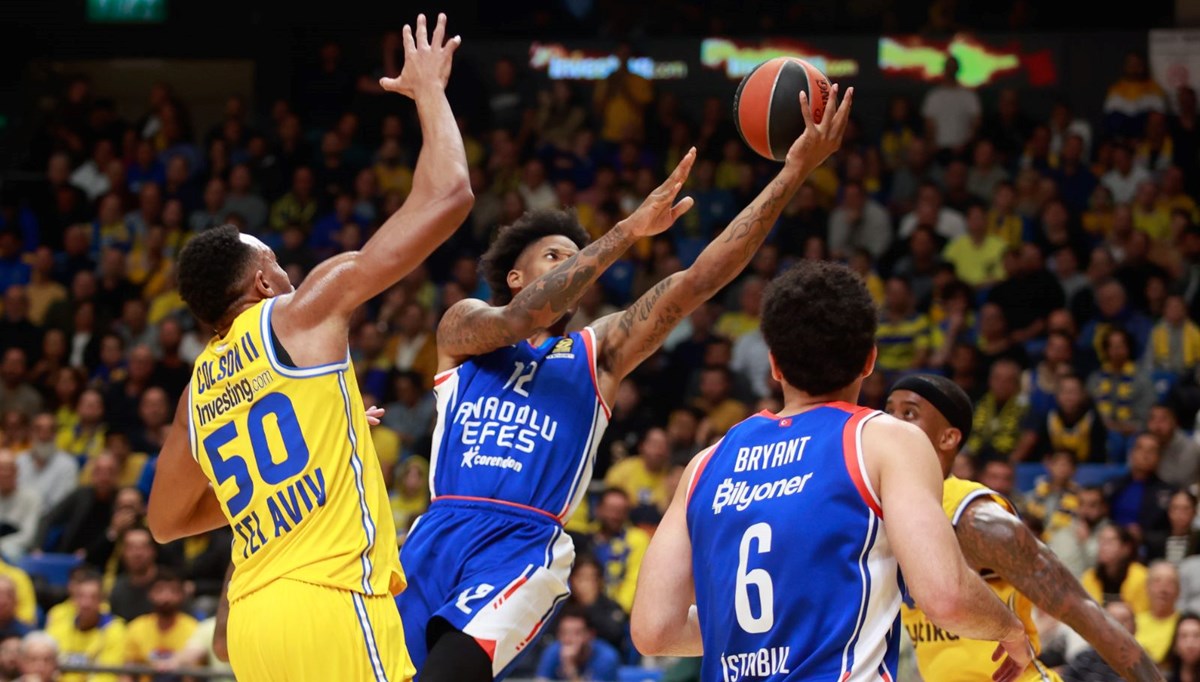 Anadolu Efes, Maccabi'ye deplasmanda kaybetti