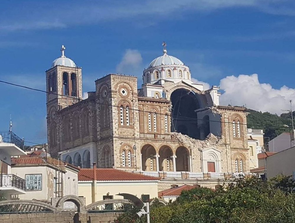 Depremin merkez üssü Yunan adası Sisam'dan ilk fotoğraflar - 4