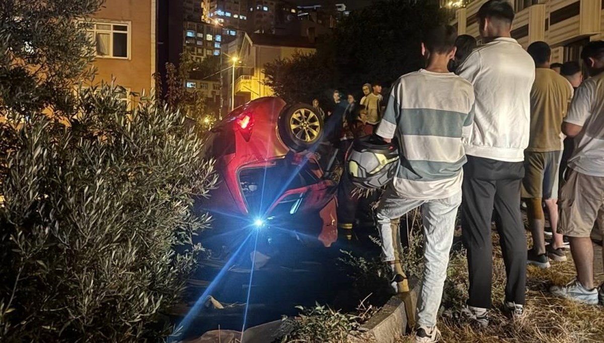 Zonguldak'ta otomobil kömürlüğe düştü