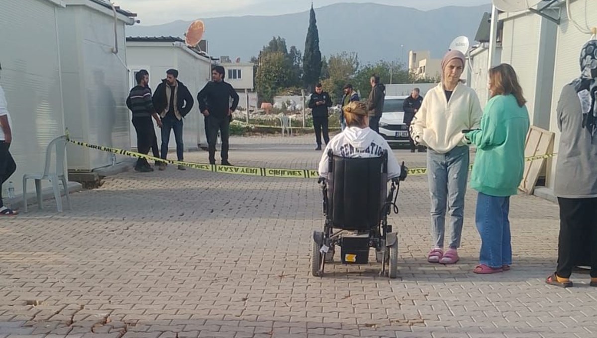 Hatay’da konteyner kentte cinayet Hatay’da konteyner kentte cinayet