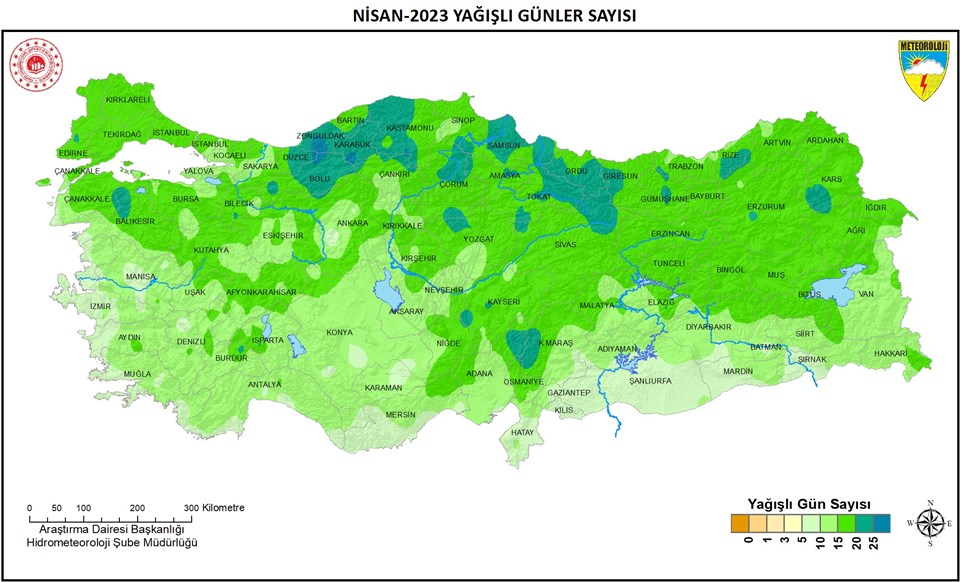 Yağışlar arttı, haritanın rengi değişti - 3