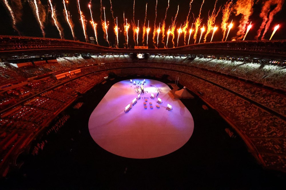 2020 Tokyo Olimpiyatları görkemli açılış töreniyle başladı - 42
