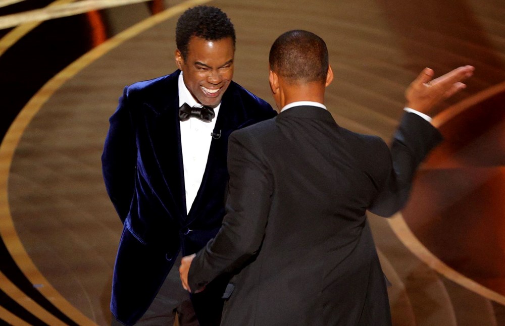 Will Smith, Oscar töreninde komedyen Chris Rock'a tokat attı - 3