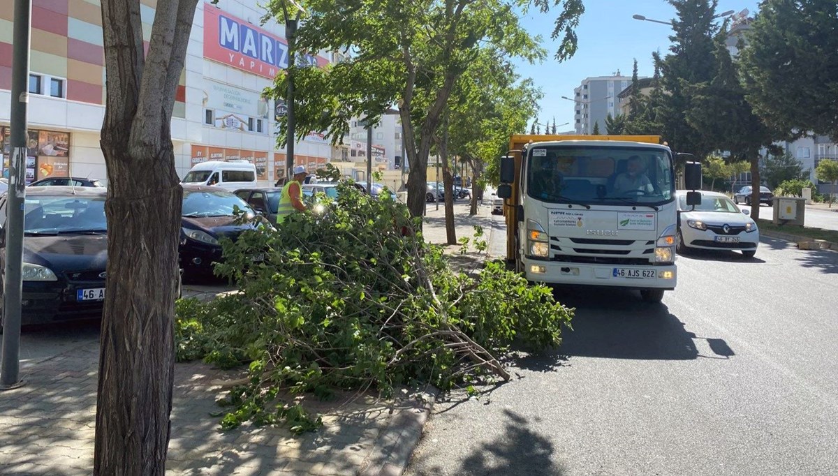 Kahramanmaraş'ta fırtına