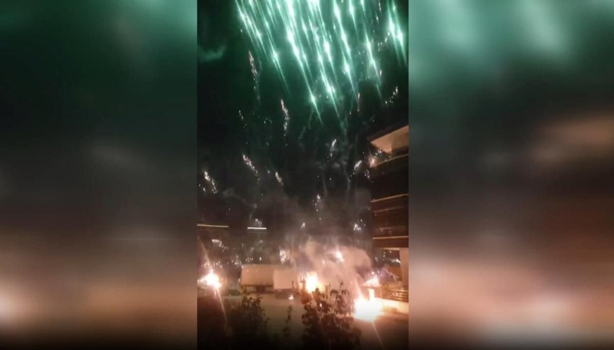 Havai fişek yangına neden oldu