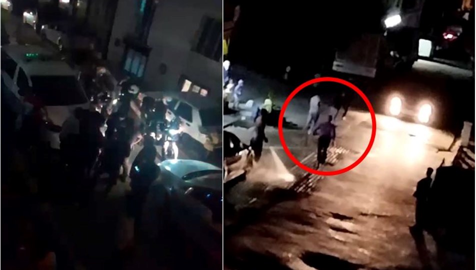 İstanbul'da oğlunu dövenleri döner bıçağı ile kovaladı