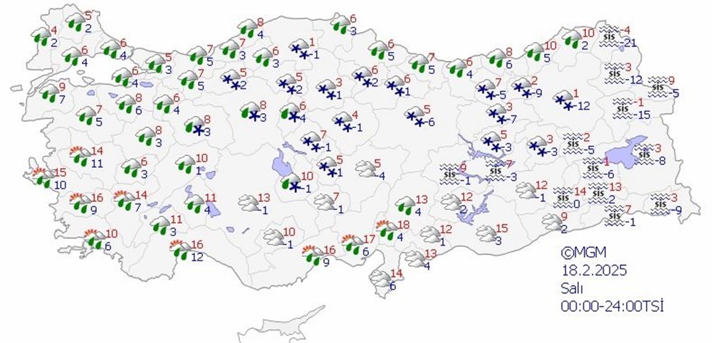 Soğuk havaya kısa bir ara: Önce yağmur sonra kar! - 9