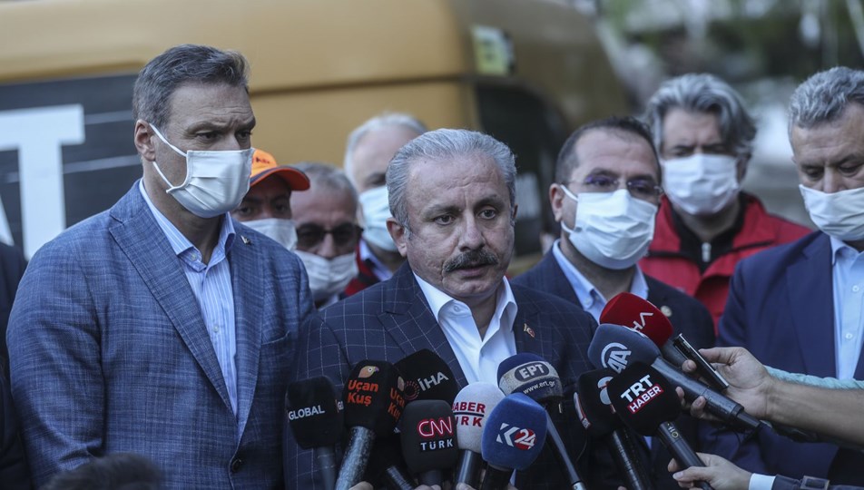 TBMM Başkanı Şentop: Çalışmalar şu anda koordinasyon içerisinde devam ediyor