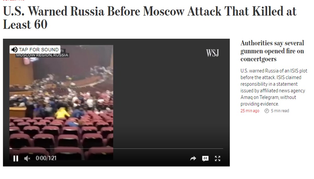 Moskova'daki terör saldırısı dünya basınında - 9