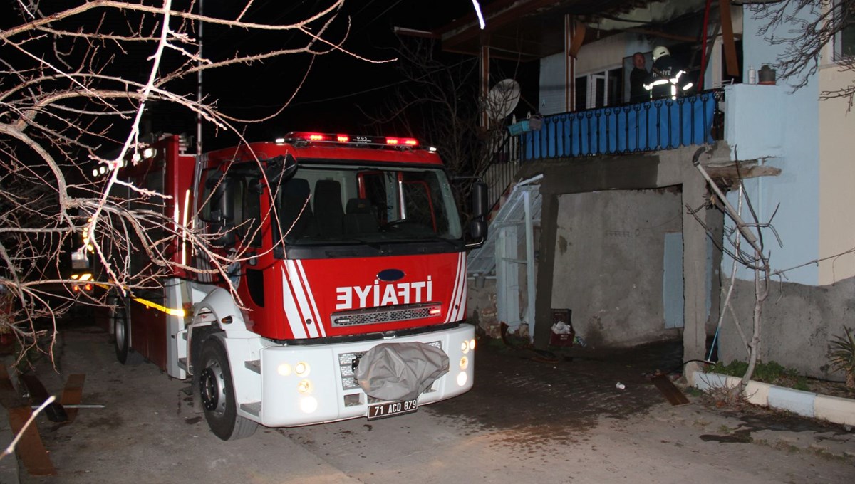 Müstakil evde çıkan yangın söndürüldü