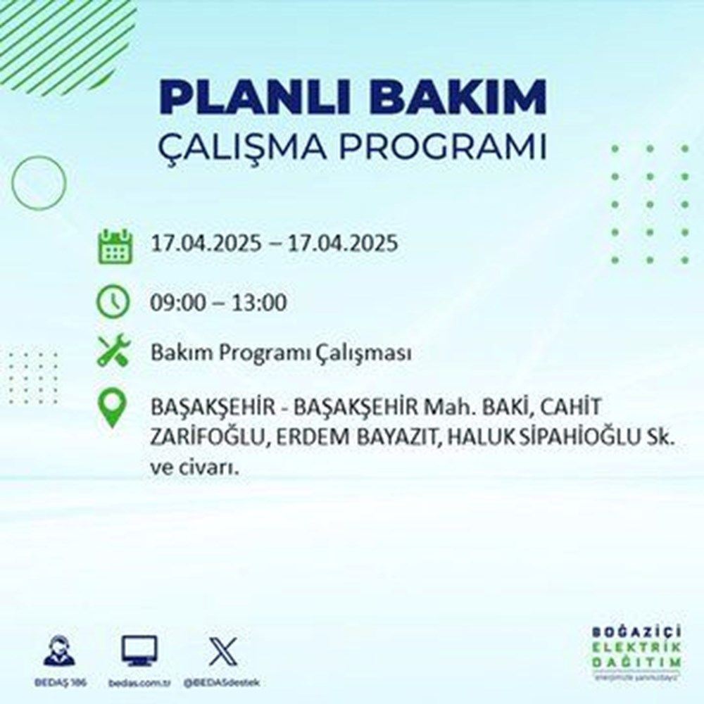 İstanbul'un 21 ilçesinde (Sultangazi, Şişli, Zeytinburnu...) elektrik kesintisi: Elektrikler ne vakit gelecek? 81 q4TM8r55C0qqqXK uLyQfw