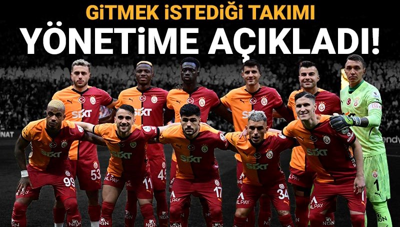 Barış Alper Yılmaz, gitmek istediği takımı yönetime açıkladı