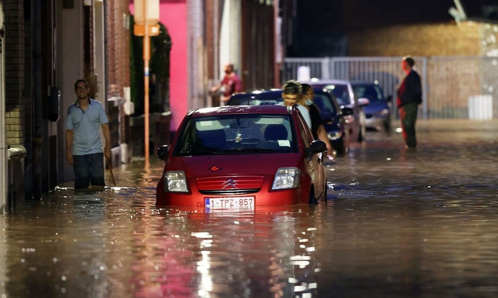 Belçika'da aşırı yağışlar yeniden sele neden oldu - 4