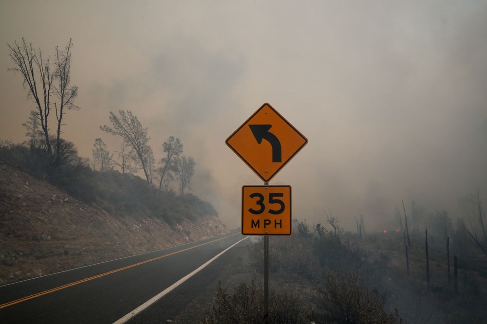 California'da 8 bin kilometrekare alan yandı, rekor kırıldı - 12