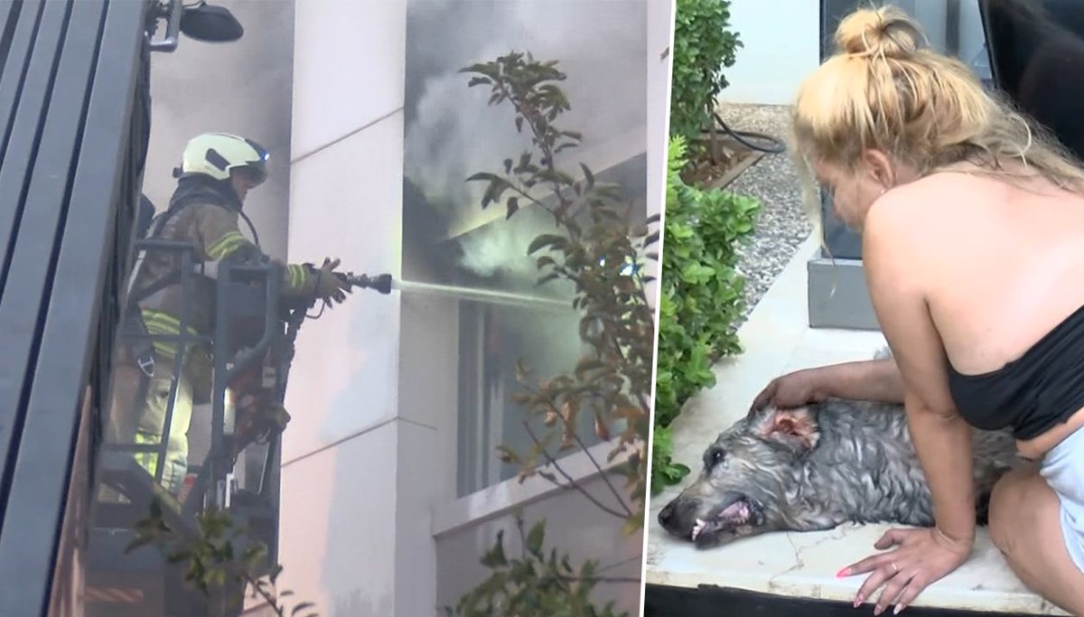 Ataşehir'de yangın paniği