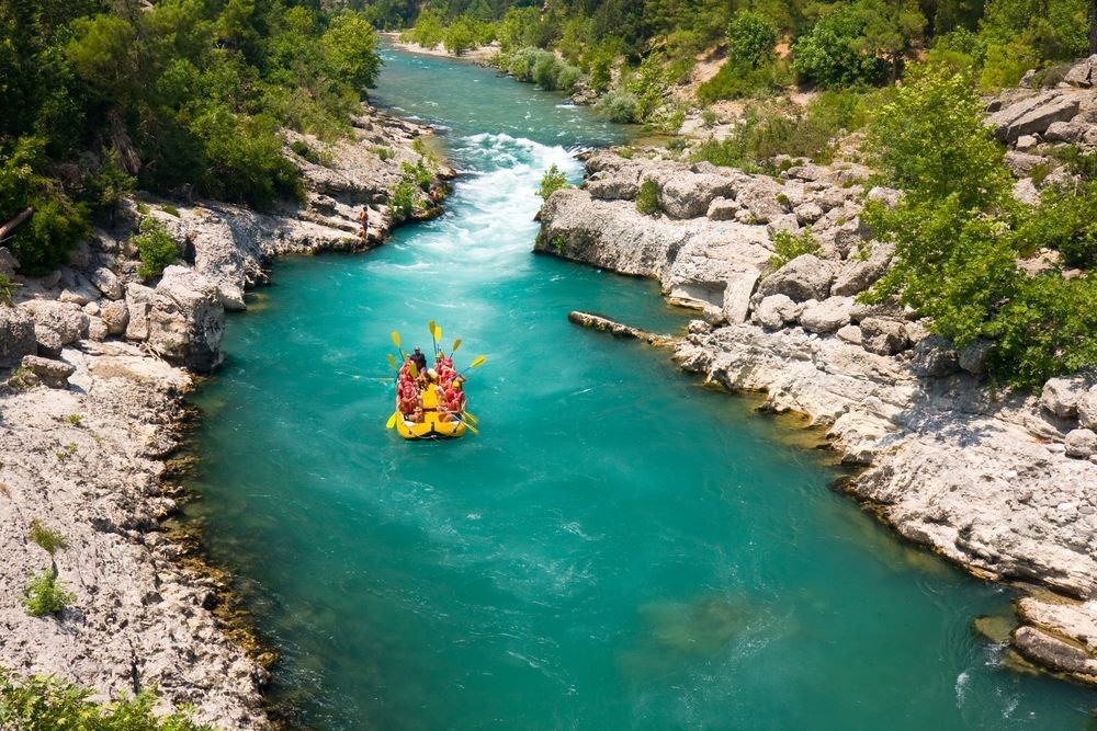 Günde 5 bin kişi rafting yapıyor: Burası adrenalin tutkunlarının gözdesi Köprülü Kanyon - 3
