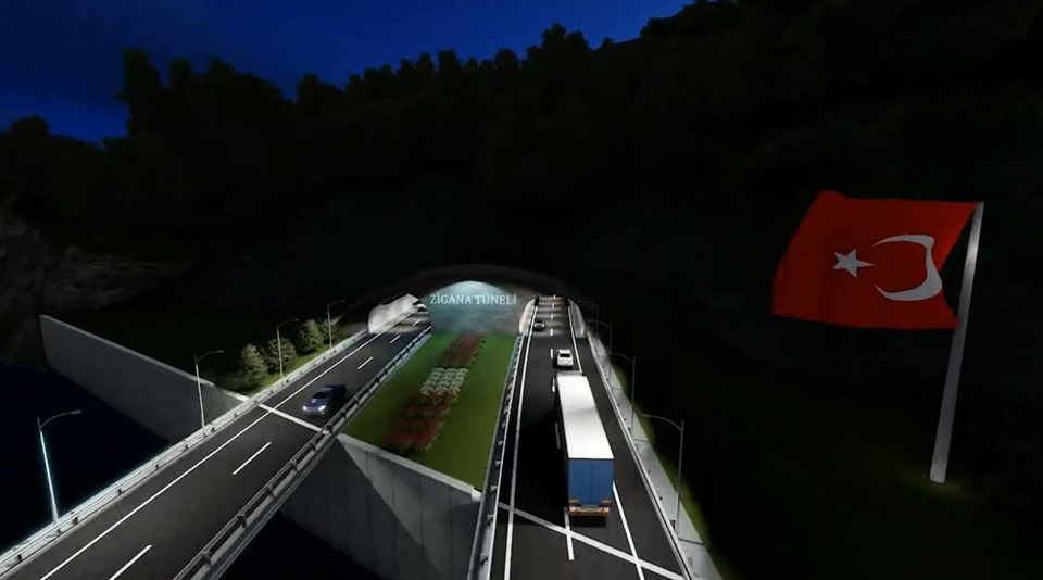 Zigana Tüneli'nde sona yaklaşıldı: 1,5 saatlik yol 40 dakikaya inecek - 1