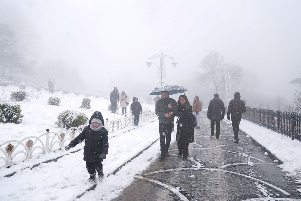 AKOM turuncu alarma geçti: İşte İstanbul'da bölge bölge kar kalınlıkları - 4
