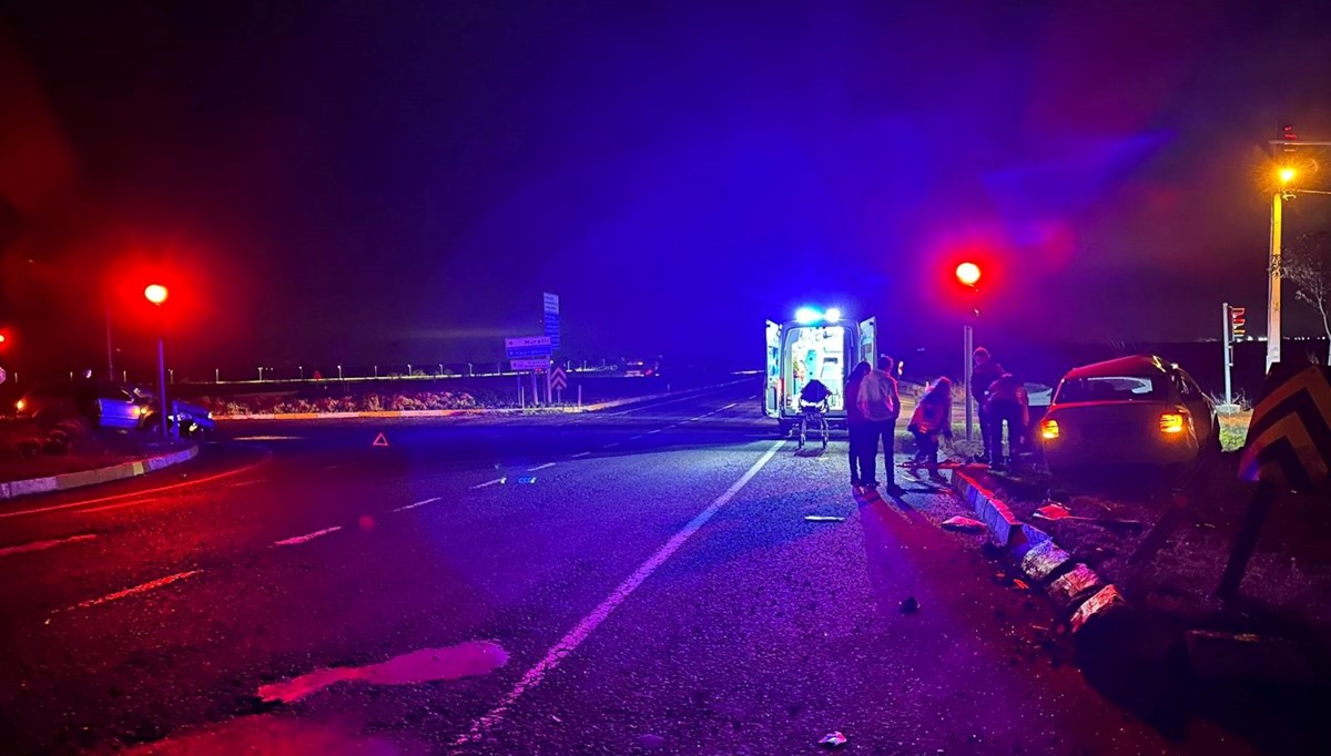 Tekirdağ'da trafik kazası: 3 kişi yaralı