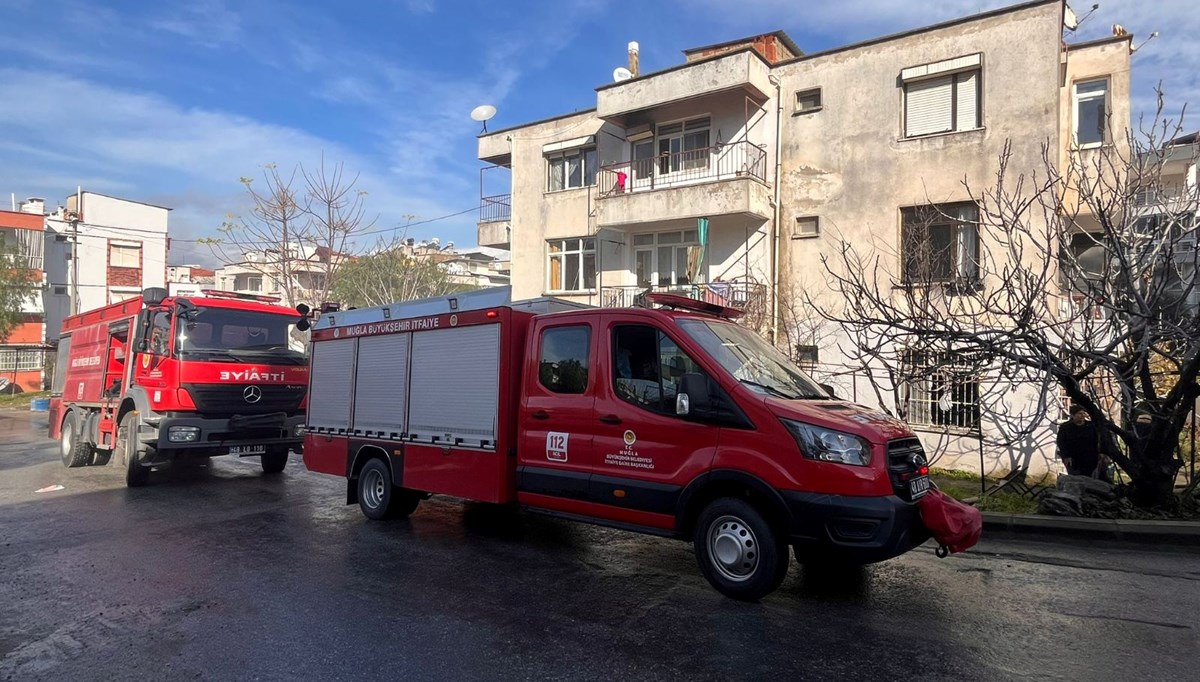 Muğla'da evde çıkan yangında bir kişi hayatını kaybetti