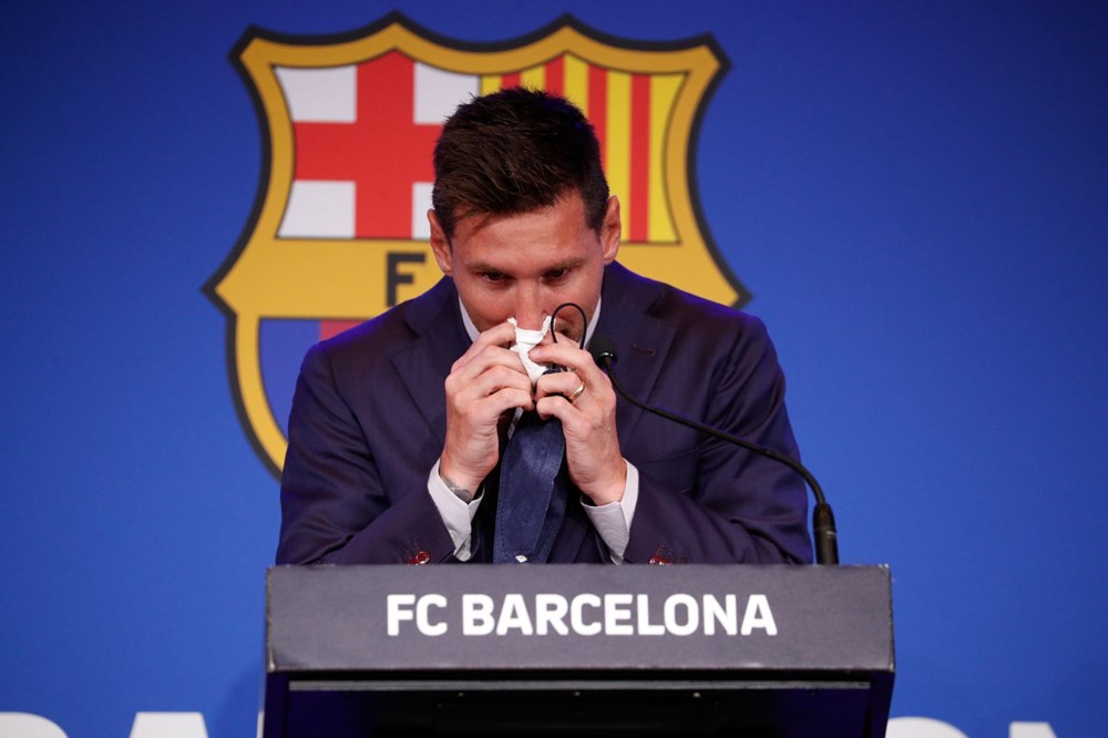 Bir devrin sonu: Lionel Messi, Barcelona'ya gözyaşları içinde veda etti - 8